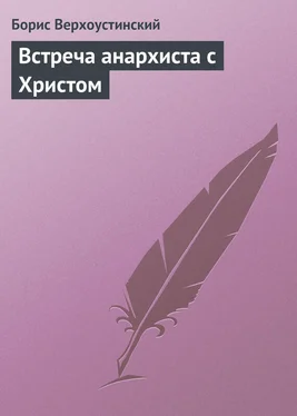 Борис Верхоустинский Встреча анархиста с Христом обложка книги