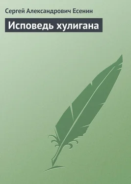 Сергей Есенин Исповедь хулигана обложка книги