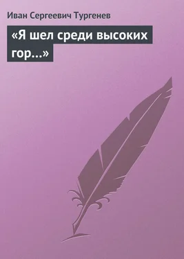 Иван Тургенев «Я шел среди высоких гор…» обложка книги