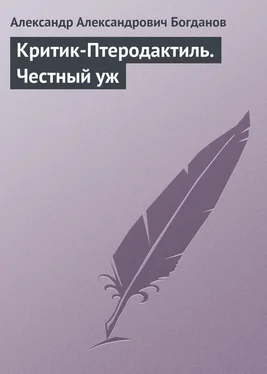 Александр Богданов Критик-Птеродактиль. Честный уж обложка книги