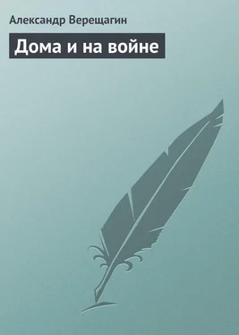 Александр Верещагин Дома и на войне обложка книги