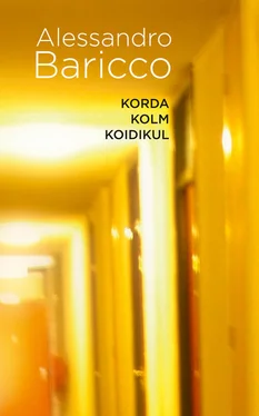 Alessandro Baricco Korda kolm koidikul обложка книги