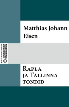 Matthias Johann Eisen Rapla ja Tallinna tondid обложка книги