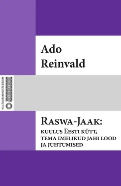 Ado Reinvald Raswa-Jaak: kuulus Eesti kütt, tema imelikud jahi lood ja juhtumised обложка книги