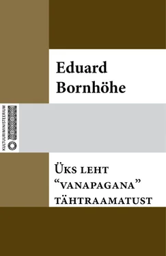 Eduard Bornhöhe Üks leht «vanapagana» tähtraamatust обложка книги