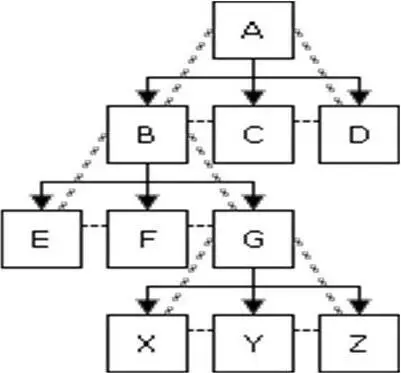 Рисунок 1 Схема линейной структуры управления Через эту систему руководители - фото 1