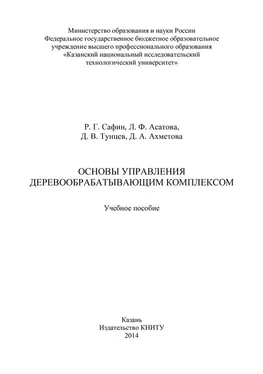 Лейсан Асатова Основы управления деревообрабатывающим комплексом обложка книги