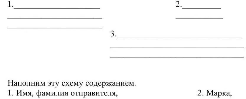 Наполним эту схему содержанием Образец оформления конверта - фото 1