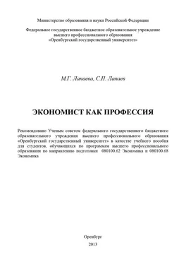 Сергей Лапаев Экономист как профессия обложка книги