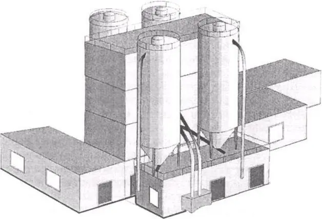 Рисунок 6 Схема модульного завода МЗС 10М модернизированный - фото 6