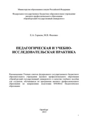 Марина Фесенко - Педагогическая и учебно-исследовательская практика