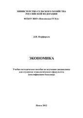 Дмитрий Порфирьев - Экономика