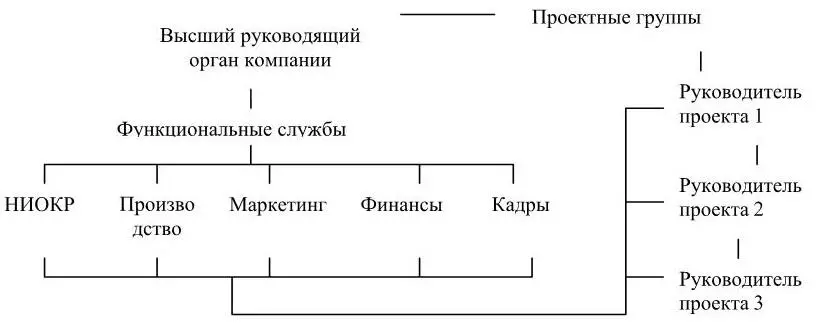 Рисунок 7 Проектная организационная структура управления компанией Для - фото 9