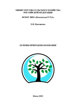 Екатерина Павликова Основы природопользования обложка книги