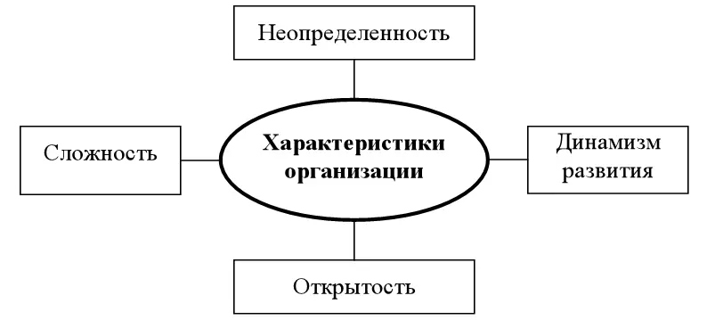 Рис 3 Основные характеристики организации Сложность организаций как объектов - фото 3
