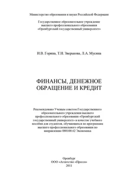 Лилия Мусина Финансы, денежное обращение и кредит обложка книги