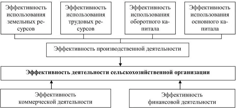Рисунок 1 Эффективность деятельности сельскохозяйственной организации - фото 1