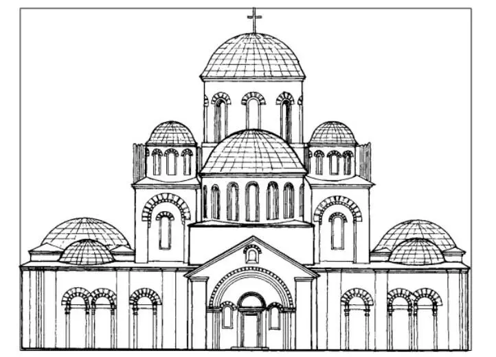 Рисунок 7 Десятинная церковь Реконструкция Н А Холостенко Согласуются со - фото 7