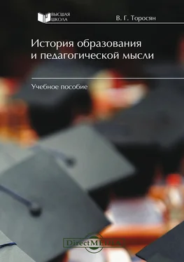 Вардан Торосян История образования и педагогической мысли обложка книги