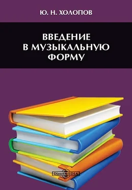 Юрий Холопов Введение в музыкальную форму обложка книги