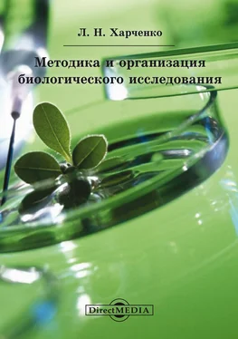 Леонид Харченко Методика и организация биологического исследования обложка книги