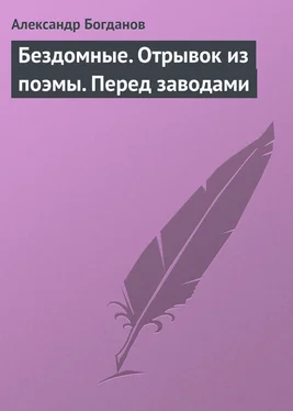 Александр Богданов Бездомные. Отрывок из поэмы. Перед заводами обложка книги