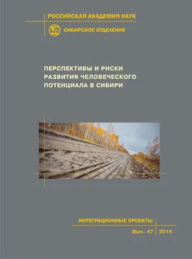 Коллектив авторов Перспективы и риски развития человеческого потенциала в Сибири обложка книги