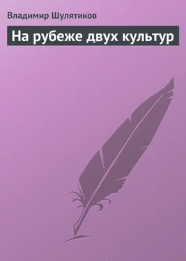 Владимир Шулятиков На рубеже двух культур обложка книги