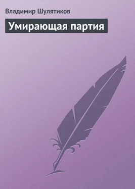 Владимир Шулятиков Умирающая партия обложка книги