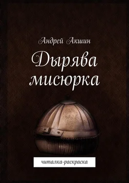 Андрей Акшин Дырява мисюрка. Читалка-раскраска обложка книги