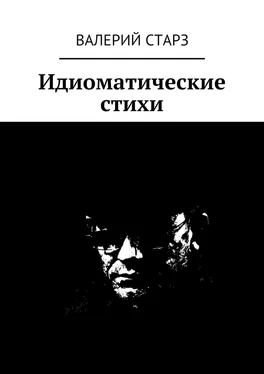 Валерий Старз Идиоматические стихи обложка книги