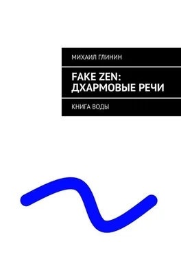 Михаил Глинин FAKE ZEN: Дхармовые речи. Книга воды обложка книги