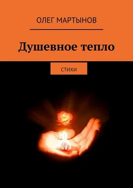 Олег Мартынов Душевное тепло. Стихи обложка книги