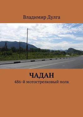 Владимир Дулга Чадан. 486-й мотострелковый полк обложка книги