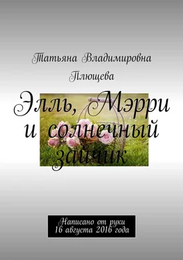 Татьяна Плющева Элль, Мэрри и солнечный зайчик. Написано от руки 16 августа 2016 года обложка книги