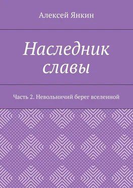 Алексей Янкин Наследник славы. Часть 2. Невольничий берег вселенной обложка книги