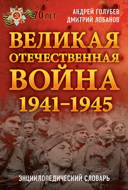 Андрей Голубев Великая Отечественная война 1941–1945 гг. Энциклопедический словарь обложка книги