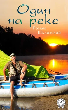 Роман Шкловский Один на реке обложка книги