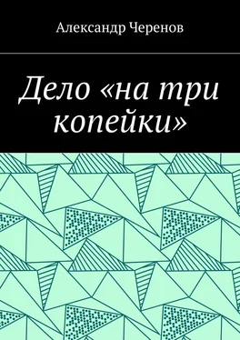 Александр Черенов Дело «на три копейки» обложка книги