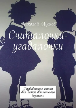 Николай Лудков Считалочки-угадалочки. Развивающие стихи для детей дошкольного возраста обложка книги