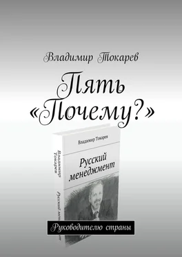 Владимир Токарев Пять «Почему?». Руководителю страны обложка книги