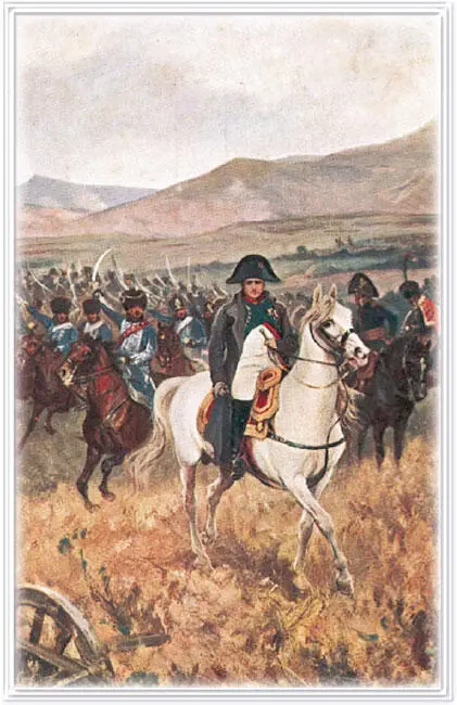 Наполеон во главе своих гусаров в 1812 году Почтовая карточка Художник Р - фото 2