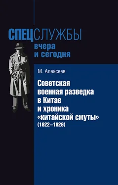 Михаил Алексеев Советская военная разведка в Китае и хроника «китайской смуты» (1922-1929) обложка книги