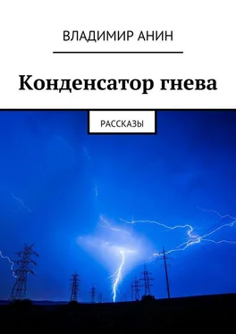 Владимир Анин Конденсатор гнева. рассказы обложка книги