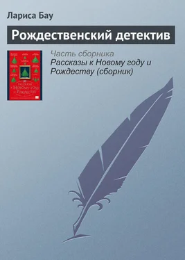 Лариса Бау Рождественский детектив обложка книги