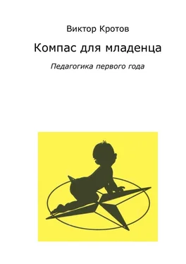 Виктор Кротов Компас для младенца. Педагогика первого года обложка книги