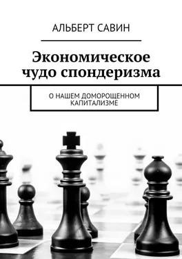 Альберт Савин Экономическое чудо спондеризма. О нашем доморощенном капитализме обложка книги