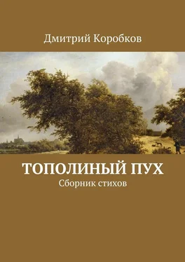 Дмитрий Коробков Тополиный пух. Сборник стихов обложка книги