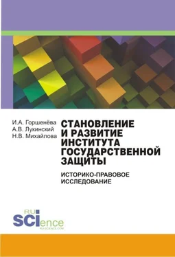 Антон Лукинский Становление и развитие института государственной защиты (Историко-правовое исследование) обложка книги