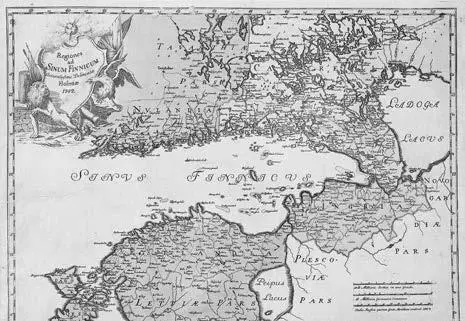 Фото 1 Фрагмент шведской карты 1742 года Но только в 1808 году к России была - фото 1